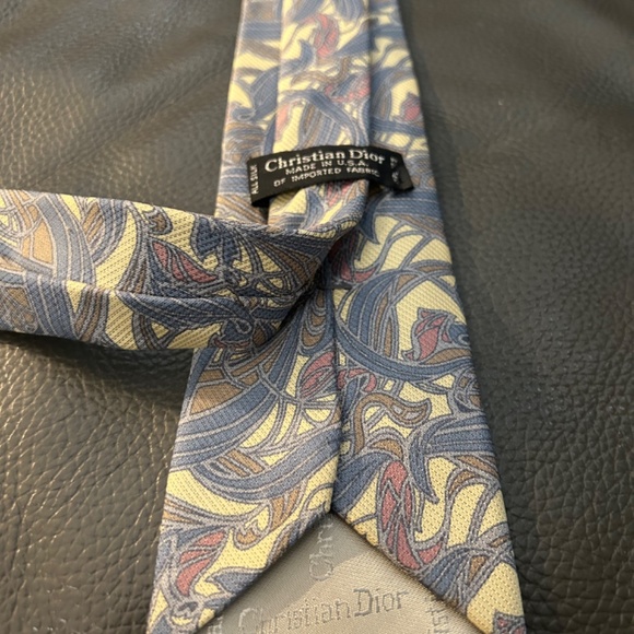 VTG Christian Dior Silk Tie 💙 - Picture 4 of 5